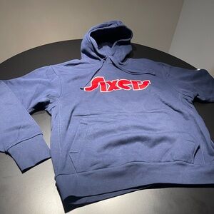 Nike Dark Blue Retro Sixers Hoodie Medium